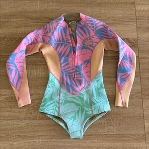 NWOT Billabong Salty Daze 2 mm Springsuit Surf Wetsuit Size 4
